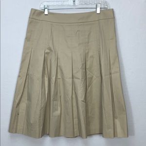 Brooks Brothers Classic Pleats Skirt 14 NWT